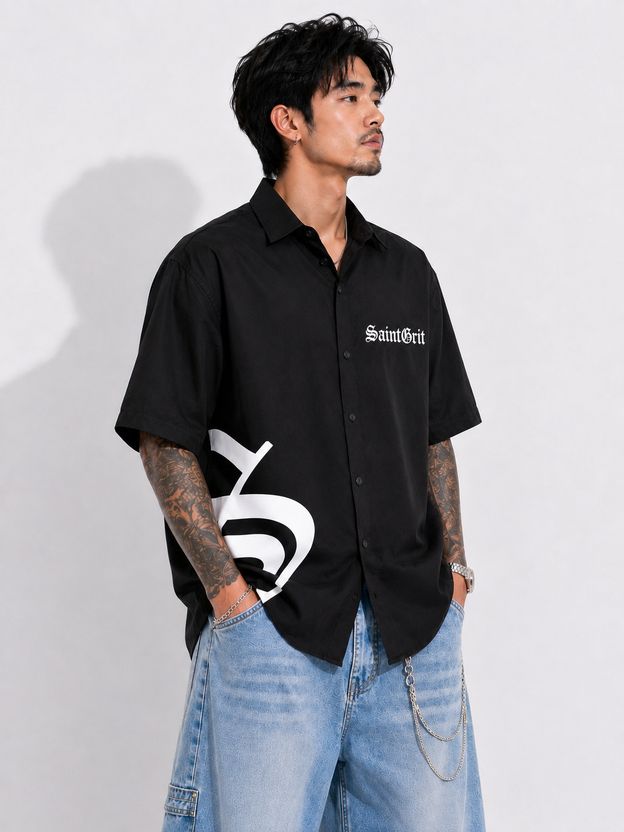 panta Men Boxy Fit Checkered Shirt - Image 1