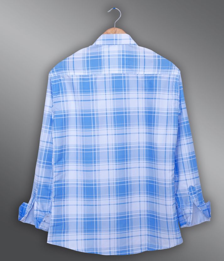 Radiance Men Regular Fit Checkered Shirt - Image 3