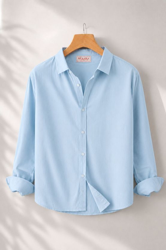 Clothisto Men Regular Fit Solid Spread Collar Casual Shirt - Image 9