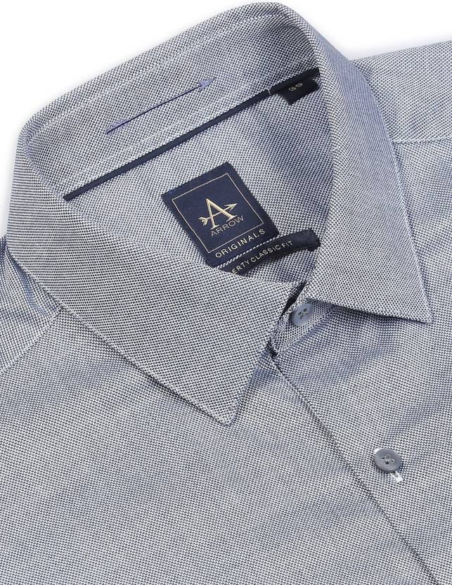 Men Regular Fit Solid Spread Collar Formal Shirt