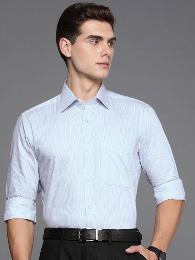 Raymond Men Regular Fit Striped Formal Shirt