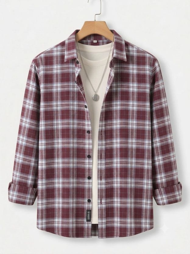 METRONAUT Men Regular Fit Checkered Shirt - Image 7