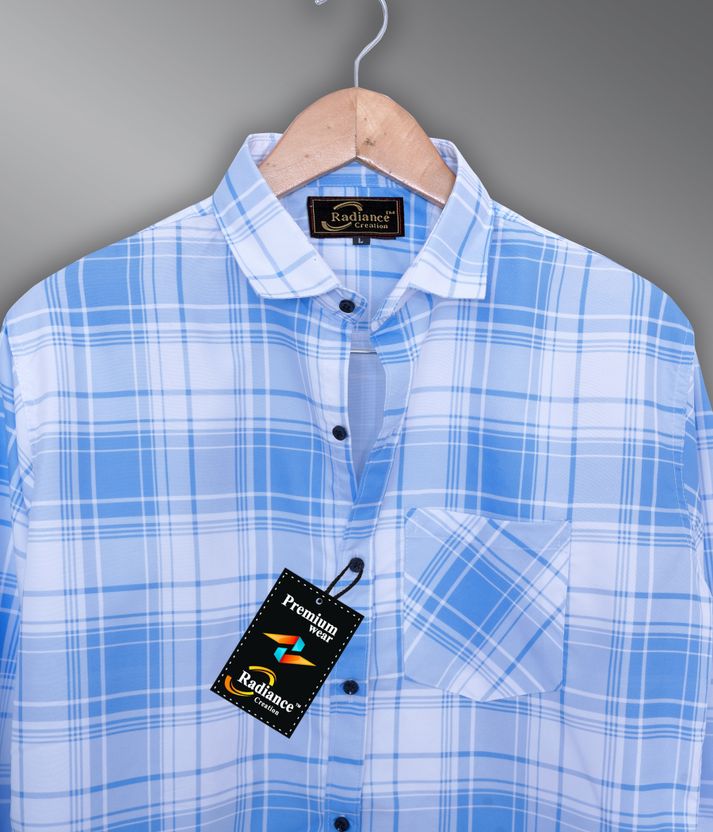 Radiance Men Regular Fit Checkered Shirt - Image 2