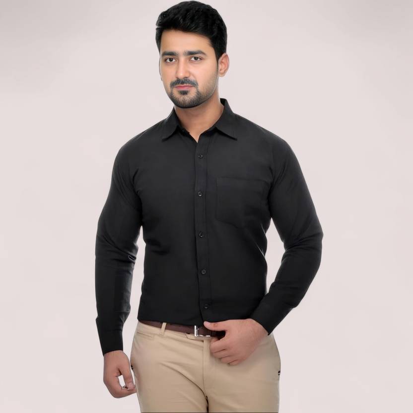 Msemporium Men Regular Fit Solid Formal Shirt