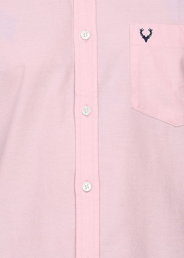 Allen Solly Men Regular Fit Solid Button Down Shirt - Image 6