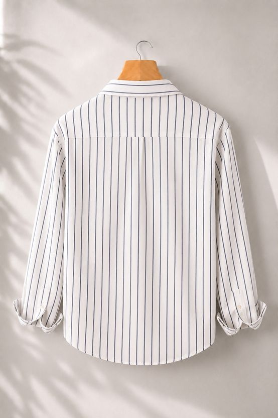 WE KAIKA Men Regular Fit Striped Shirt - Image 2