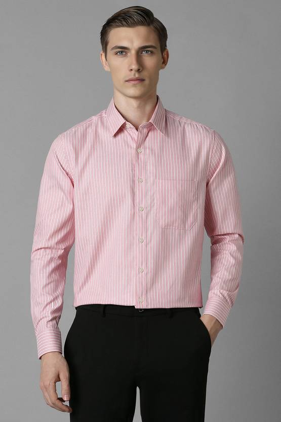 LOUIS PHILIPPE Men Slim Fit Striped Formal Shirt