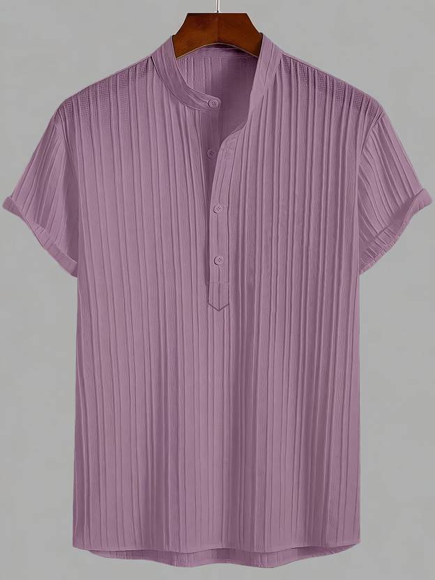Webric Self Design Cotton Blend Straight Kurta for Men