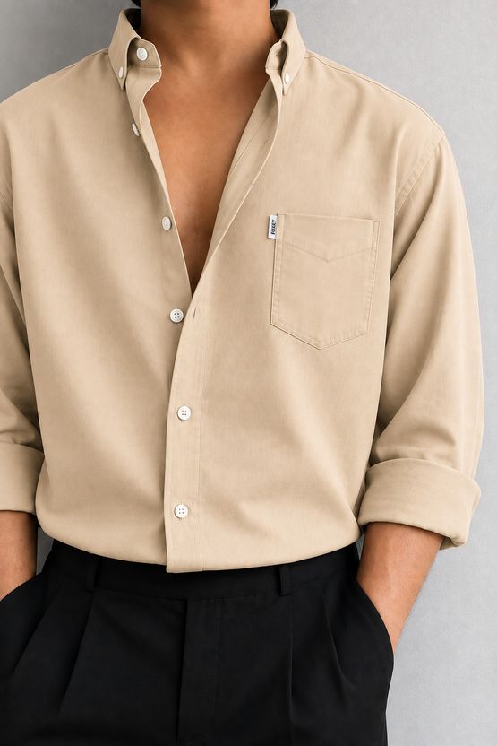 FUBAR Men Slim Fit Mandarin Collar Shirt - Image 9