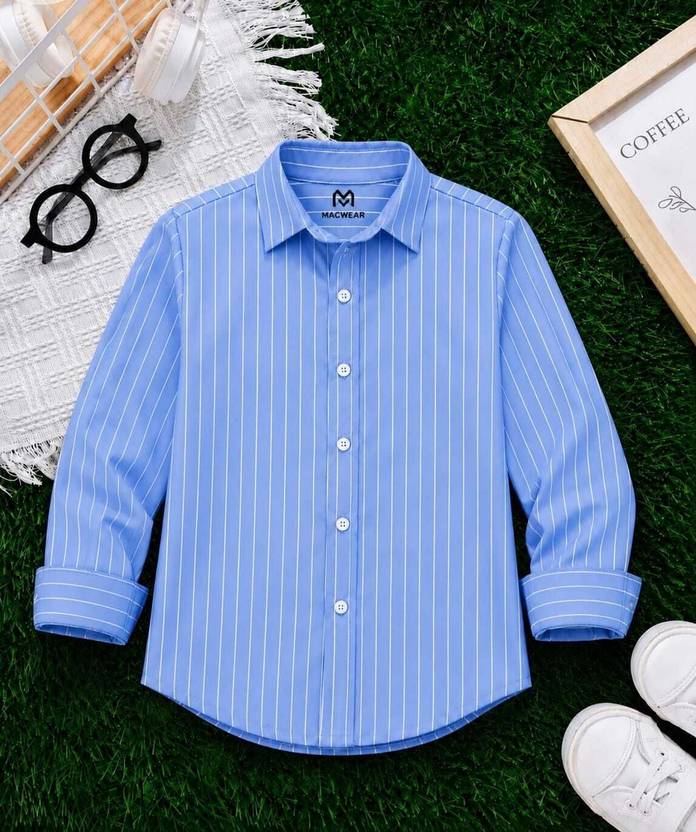 MACWEAR Boys Striped Casual Multicolor Shirt