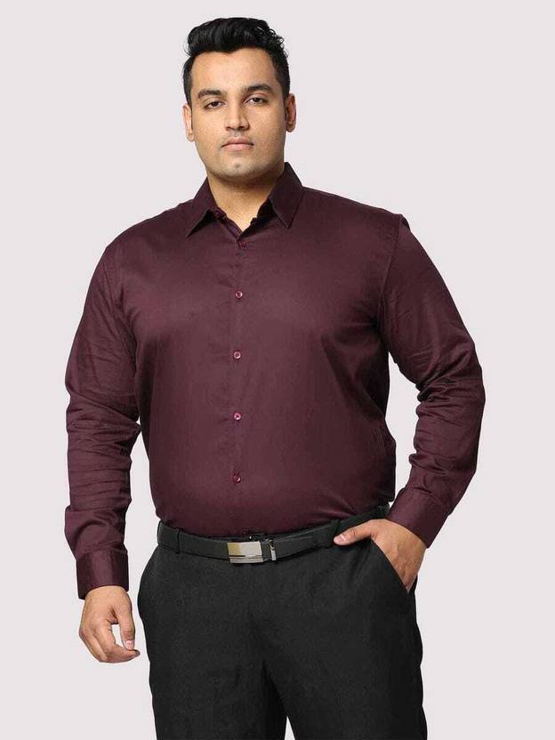 METRONAUT PLUS Men Regular Fit Solid Formal Shirt