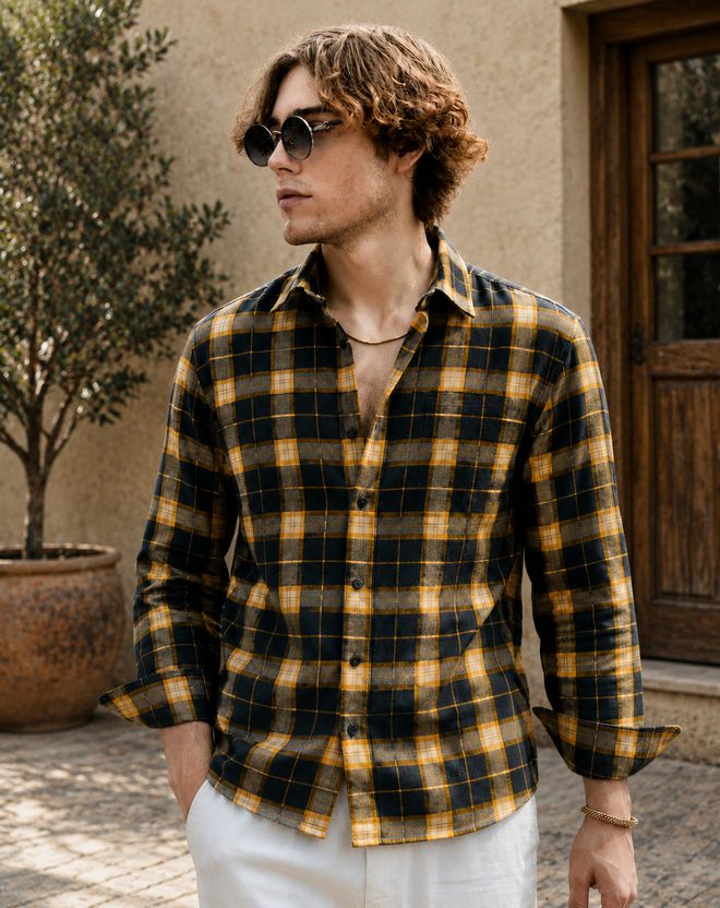 DwellerCooper Men Regular Fit Checkered Shirt - Image 9