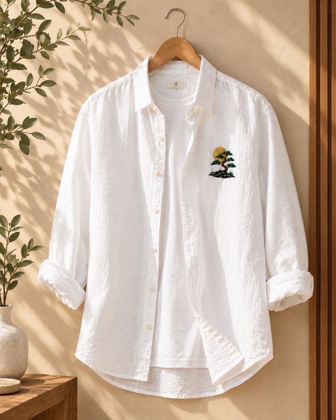GLANZY Men Regular Fit Printed Shirt - Image 5