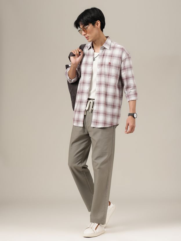 DENNISON Men Oversized Checkered Casual Shirt - Image 4