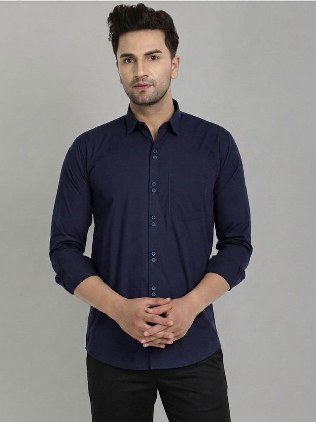 TIGER SNAKE Men Black Formal Shirt - Image 9