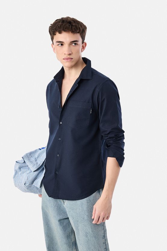 Snitch Men Regular Fit Solid Spread Collar Shirt - Image 10
