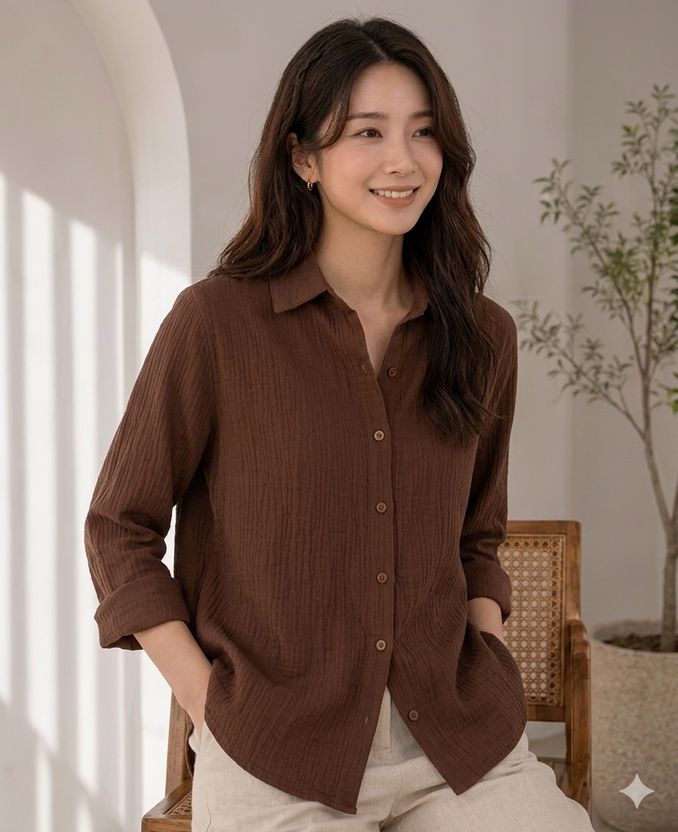 Myka Women Relaxed Fit Casual Shirt - Image 1