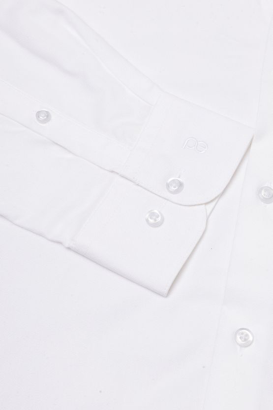 Peter England Men Slim Fit Solid Formal Shirt - Image 5