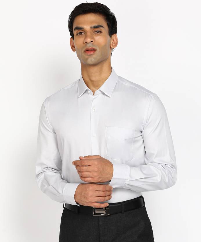 PETER ENGLAND Men Checkered Formal White Shirt - Buy PETER ENGLAND Men ...