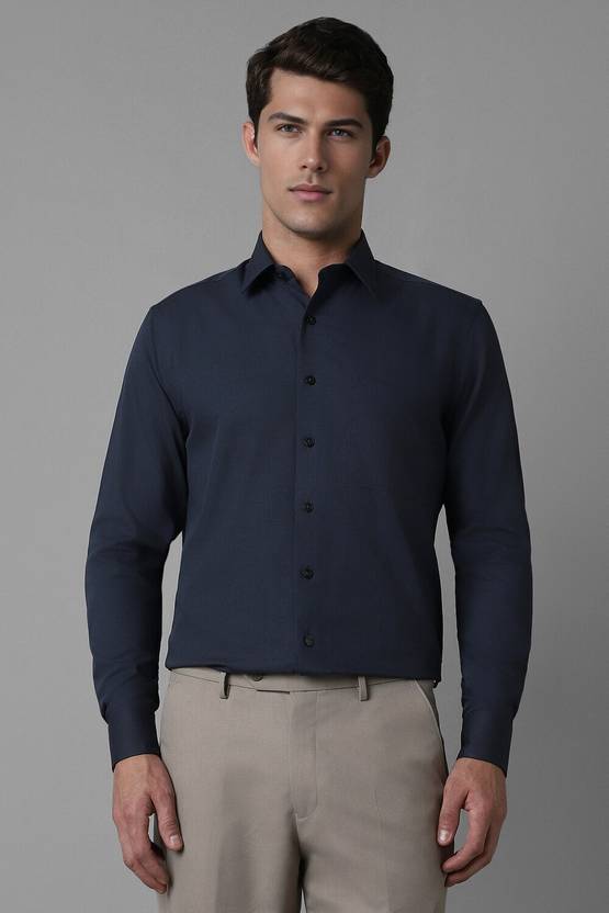 LOUIS PHILIPPE Men Slim Fit Solid Formal Shirt