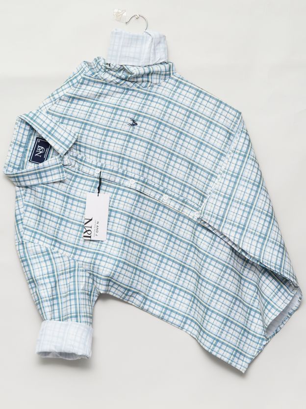 N AND J Men Regular Fit Checkered Shirt - Image 6