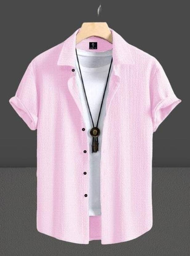 Marmic Fab Women Regular Fit Self Design Spread Collar Casual Shirt