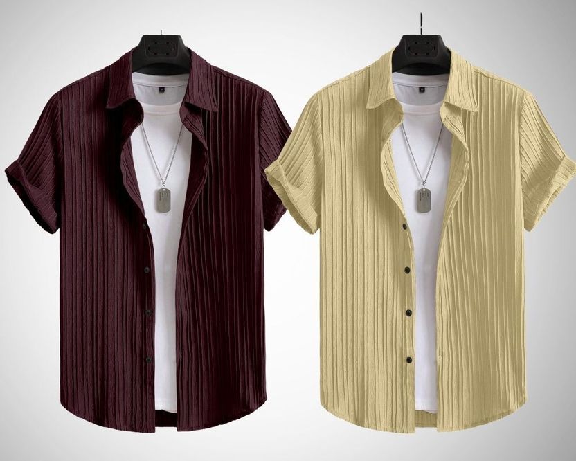 HaloMens Men Regular Fit Striped Shirt - Image 9