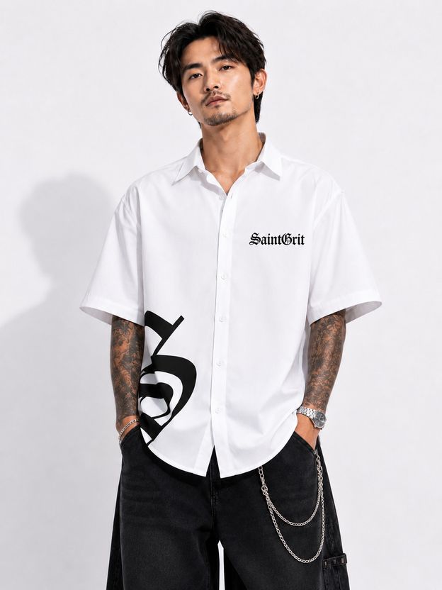 panta Men Boxy Fit Checkered Shirt - Image 5