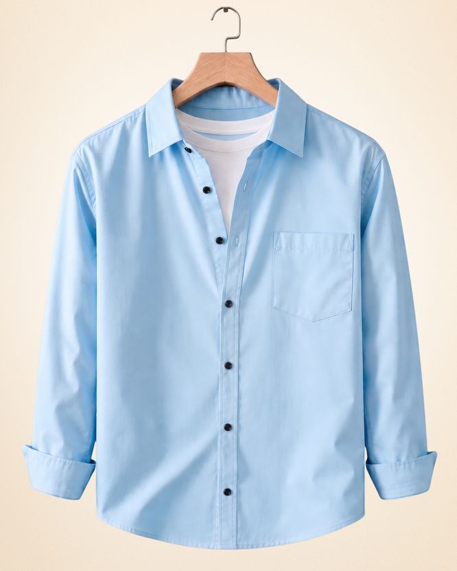 Colix Men Regular Fit Solid Spread Collar Casual Shirt (Pack of 3) - Image 4
