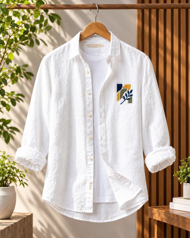 GLANZY Men Regular Fit Printed Shirt - Image 8