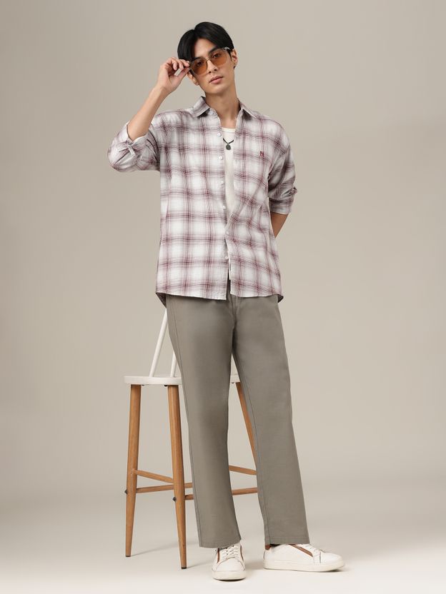 DENNISON Men Oversized Checkered Casual Shirt - Image 6