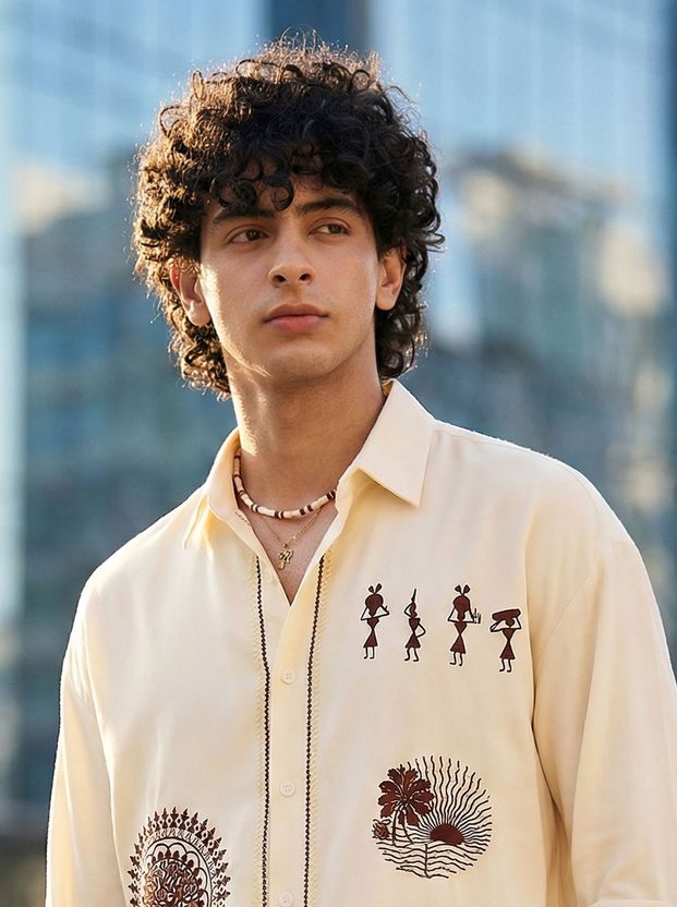 SRI Venkateswara Fashion Printed Ethnic Motifs Kurta - Image 3