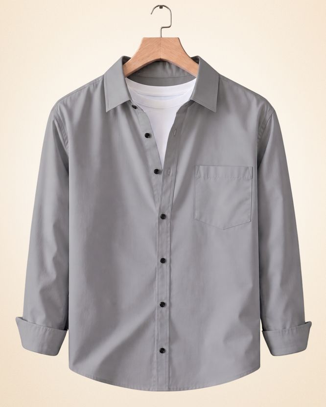 Colix Men Regular Fit Solid Spread Collar Casual Shirt (Pack of 3) - Image 3