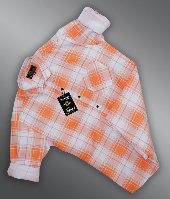 Radiance Men Regular Fit Checkered Shirt - Image 9