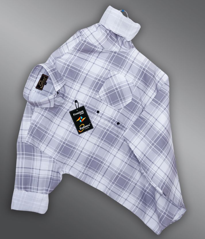 Radiance Men Regular Fit Checkered Shirt - Image 6