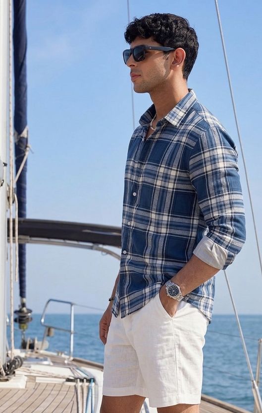 Roadster Men Regular Fit Checkered Shirt - Image 3