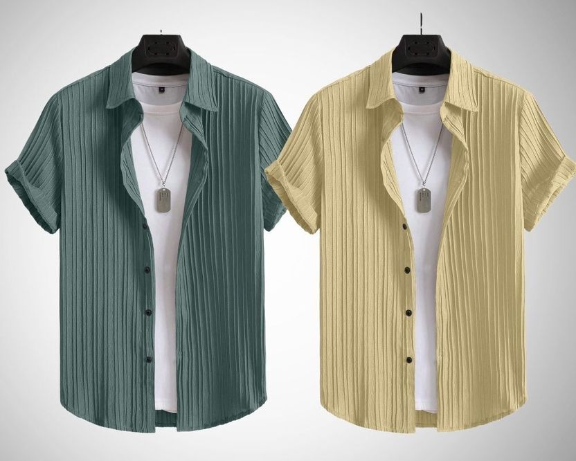 HaloMens Men Regular Fit Striped Shirt - Image 8