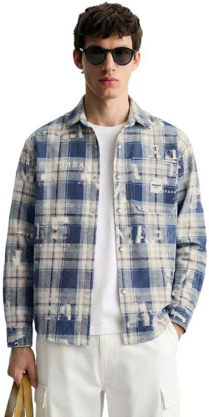 The Indian Garage Co. Men Boxy Fit Checkered Hoodie - Image 10
