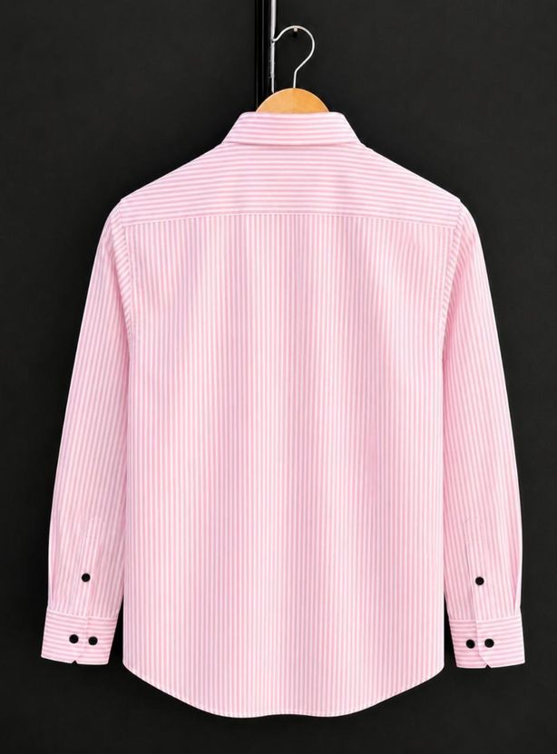 Waridashi Men Regular Fit Striped Shirt - Image 2