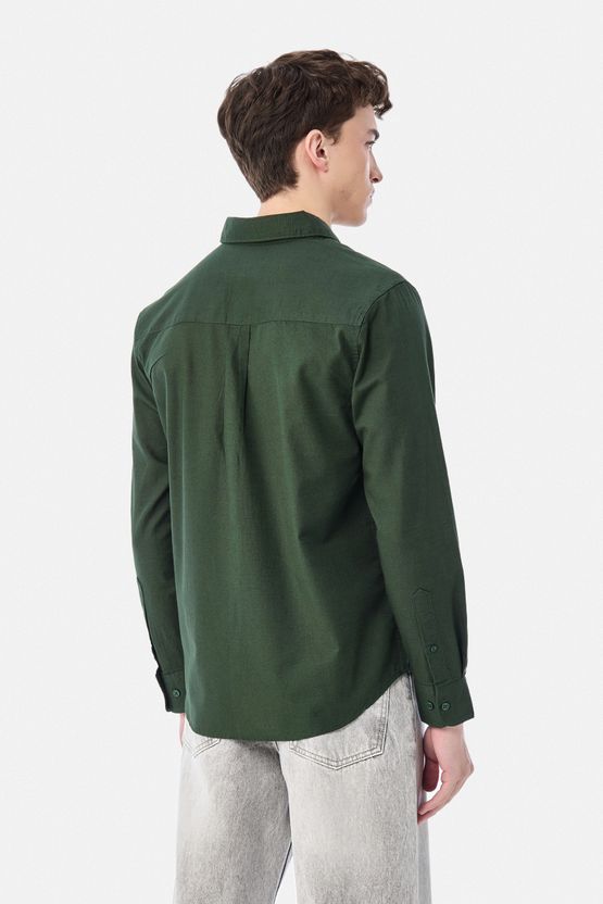 Snitch Men Dark Green Casual Shirt - Image 5