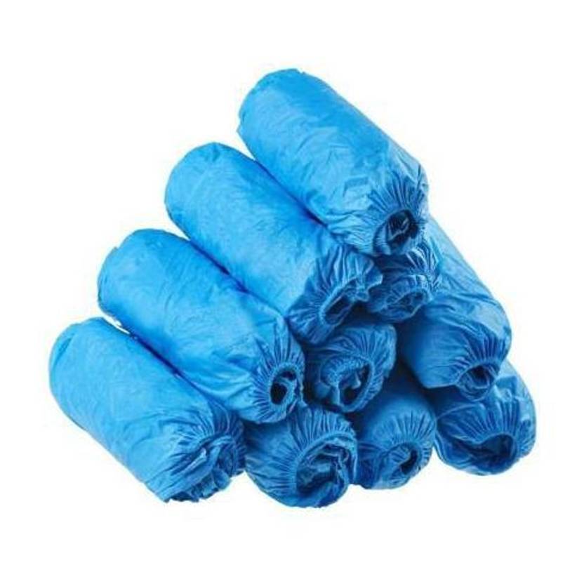 MasterShip (50 Pair) Shoe Cover Water Resistant Shoes Covers - Unisex Plastic BLUE Boots Shoe Cover, Flat Shoe Cover, High Heeled Shoe Cover, Toes Shoe Cover
