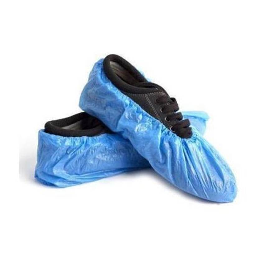 MasterShip 50 Pair Spun Daffodils SD-Poly Disposable Shoe Cover 100 Pieces PP (Polypropylene) BLUE Flat Shoe Cover Plastic BLUE Boots Shoe Cover, Flat Shoe Cover, High Ankle Shoe Cover, Toes Shoe Cover