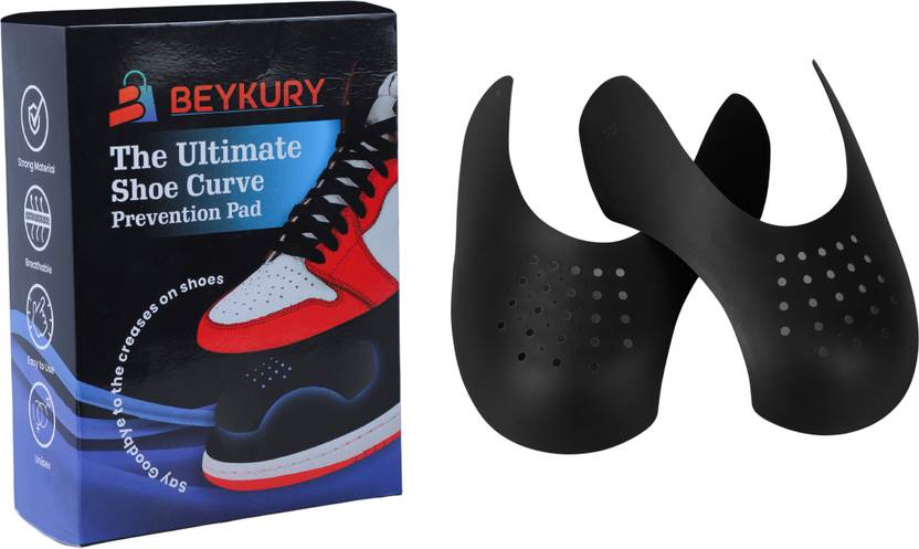 BEYKURY B-The Ultimate Shoe Crease Prevention Pad Against Creases on Sneakers(1Pair) PU Toe Regular Shoe Insole