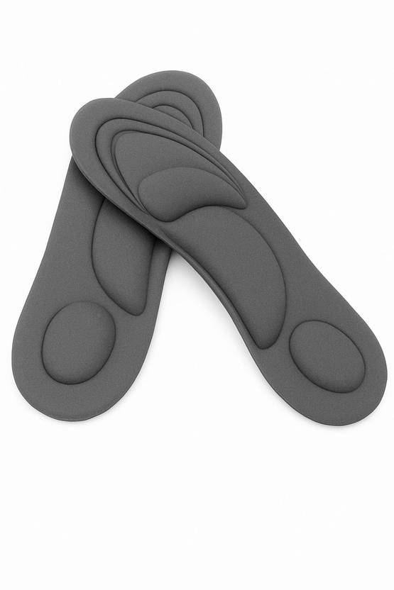BOLDNYOUNG Premium Heel Pad Cushions – Soft Foam, Anti-Slip, Pain Relief Insoles PU Foam Full Length Regular Shoe Insole