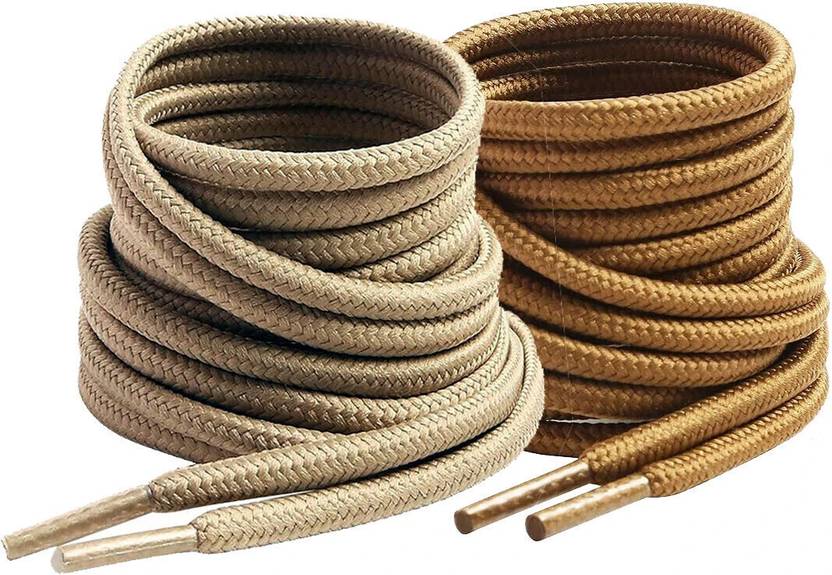 house of common shoe lace khaki Tan round 90cm for boot sport hiking shoe Shoe Lace
