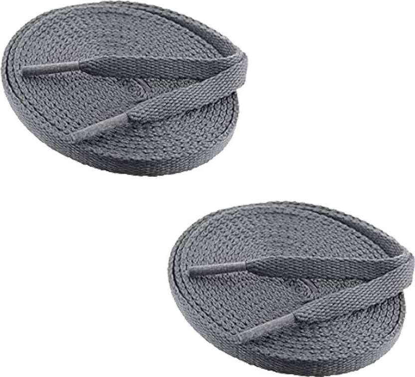 house of common Shoe Laces Flat Grey 150cm shoe laces for Canvas Sneakers Grey shoes Shoe Lace