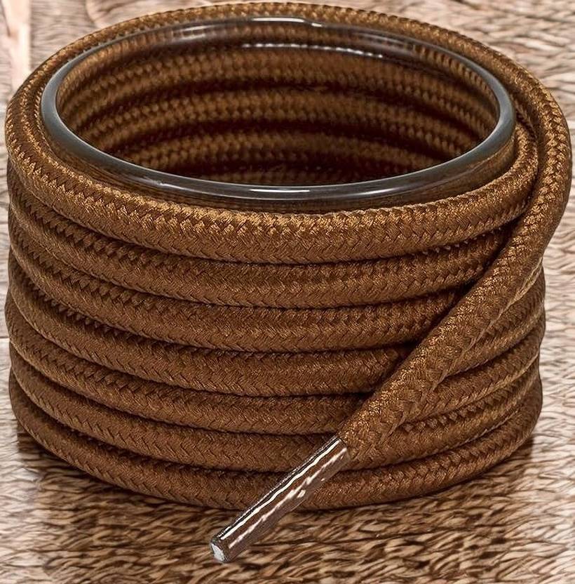 Royal Bird 3 GOLDEN BROWN OVAL SHOE LACE Shoe Lace