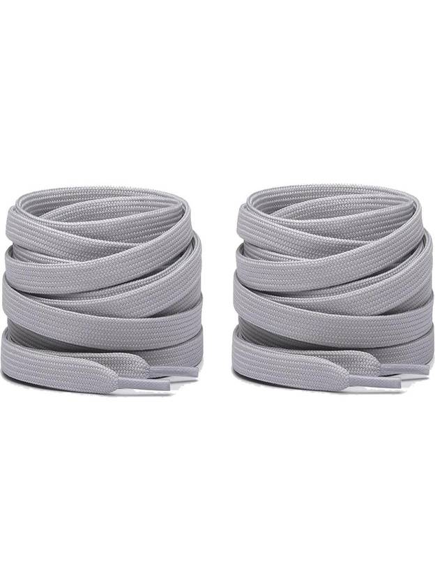 XERUS Shoe Laces Light Grey Flat 120cm shoe laces for canvas sneakers Grey shoes Shoe Lace