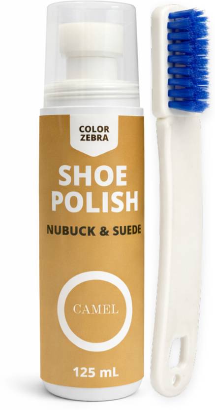 Color Zebra Nubuck and Suede Renovator Polish 125 - ( Camel ) Suede, Nubuck Shoe Renovator