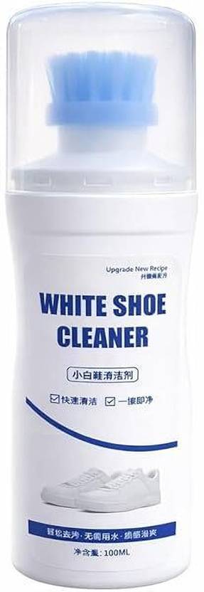 TRYSOME Shoe Cleaner Foam | Built-In Applicator Brush | White | 100ml | 1 Pack Canvas, Leather, Nubuck, Patent Leather, Sports, Suede, Synthetic Leather, Velour Shoe Cleaner
